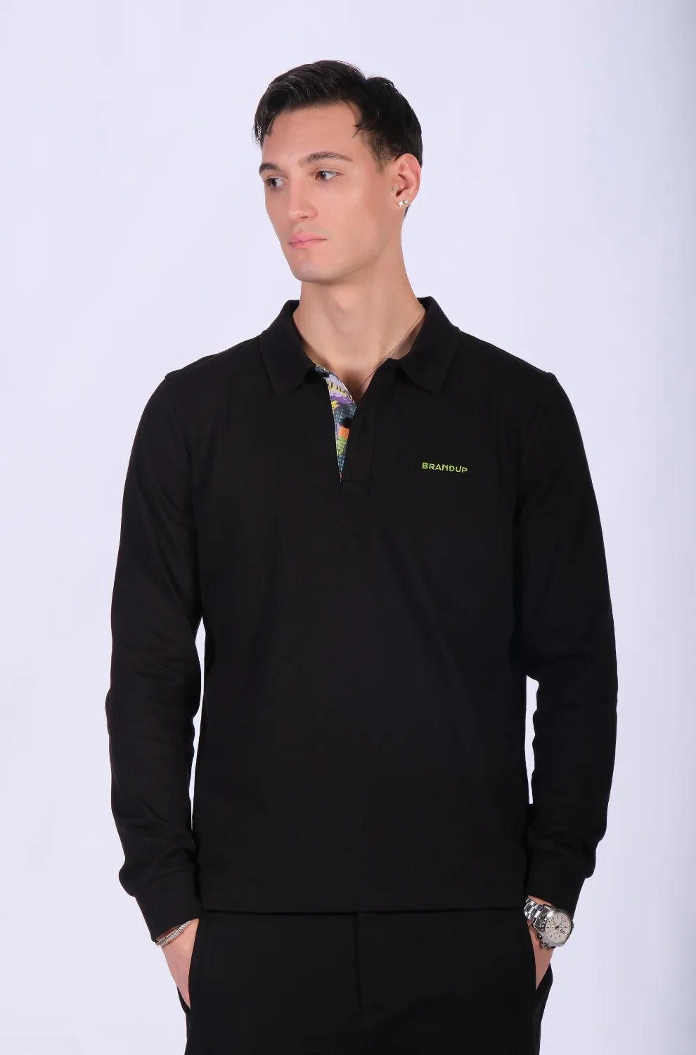 Regular Fit Uzun Kollu Polo Yaka T-shirt