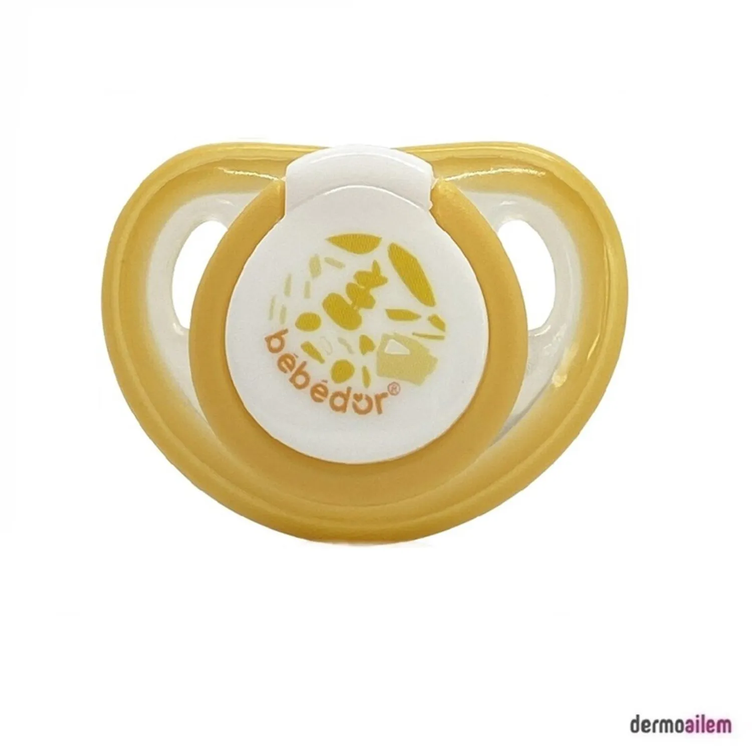 Bebedor Silikon Kiraz Uçlu Emzik 6-18 ay Sarı