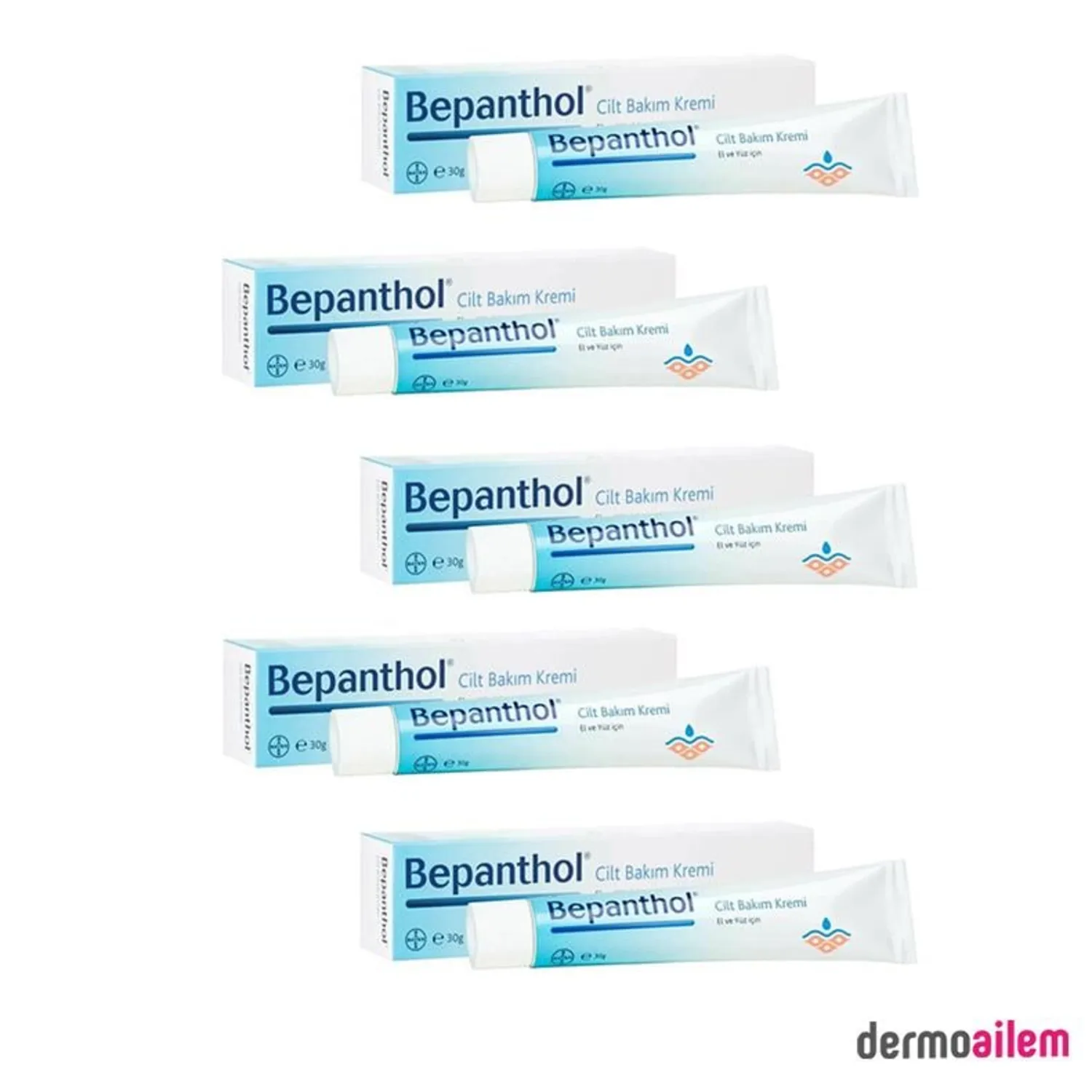 Bepanthol Cilt Bakım Kremi 30 gr 5 Adet