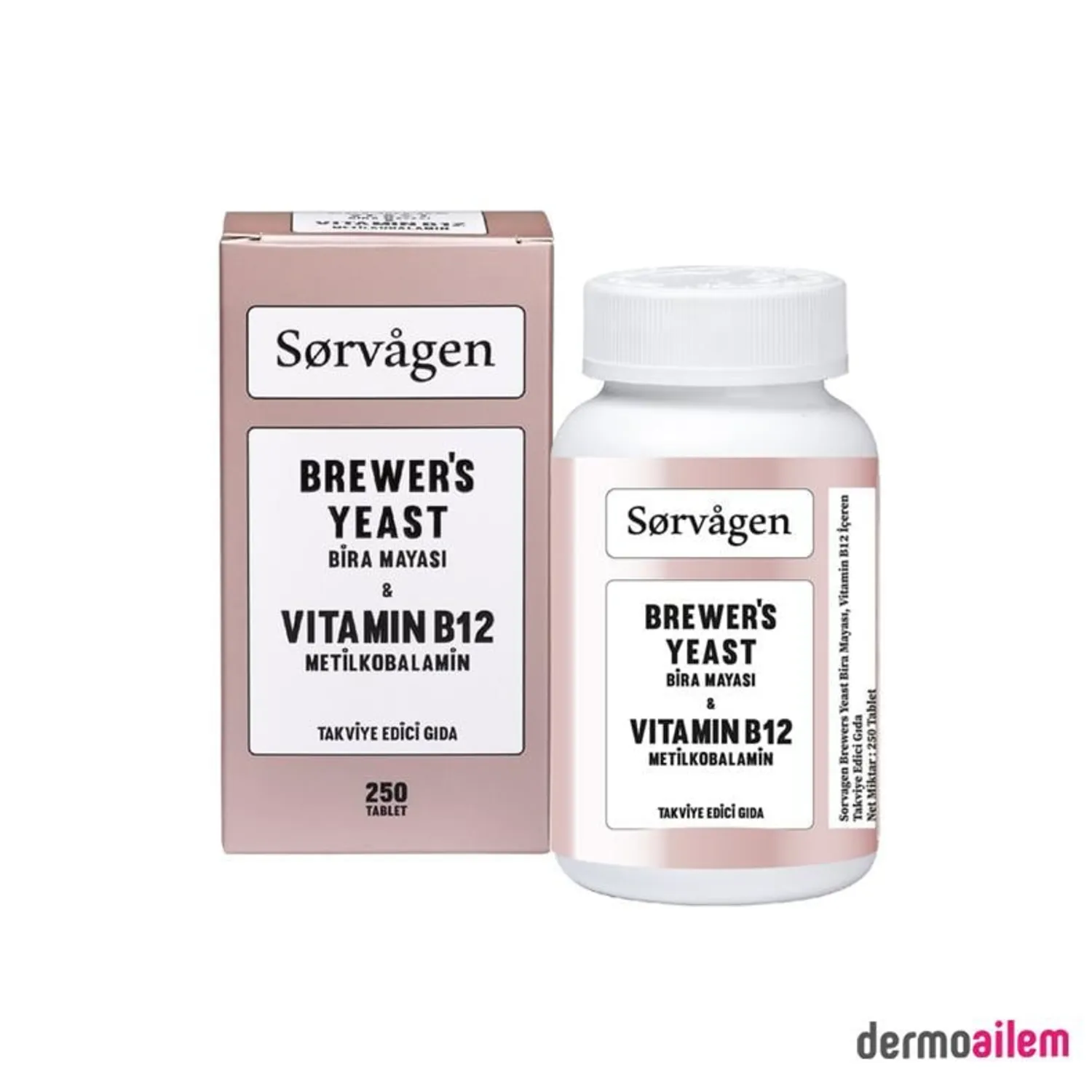 Sorvagen Brewers Yeast Vitamin B12 250 Tablet