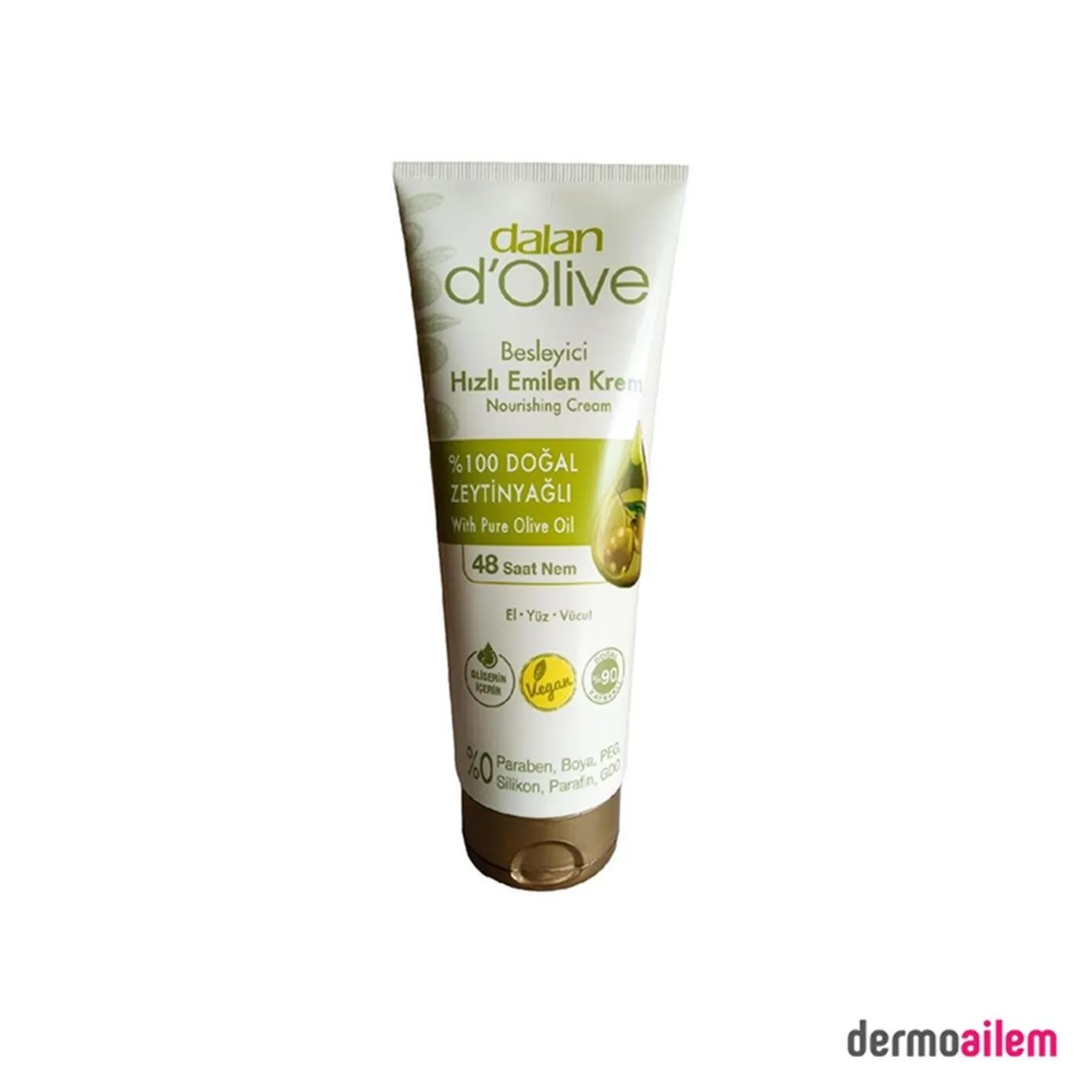 Dalan D'Olive Besleyici Hızlı Emilen Bakım Kremi 250 ml