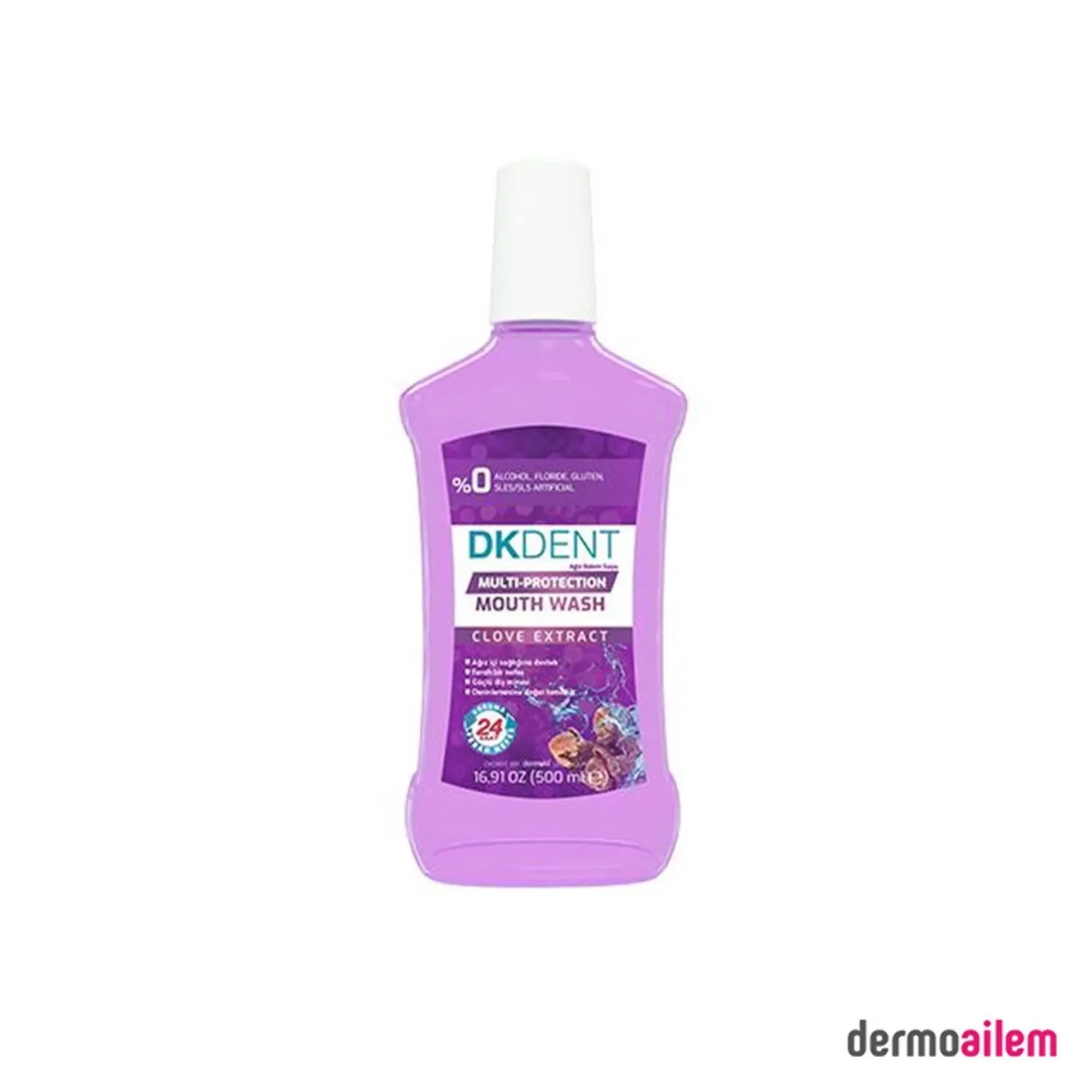Dermokil DK Dent Karanfil Özlü Ağız Bakım Suyu 500 ml
