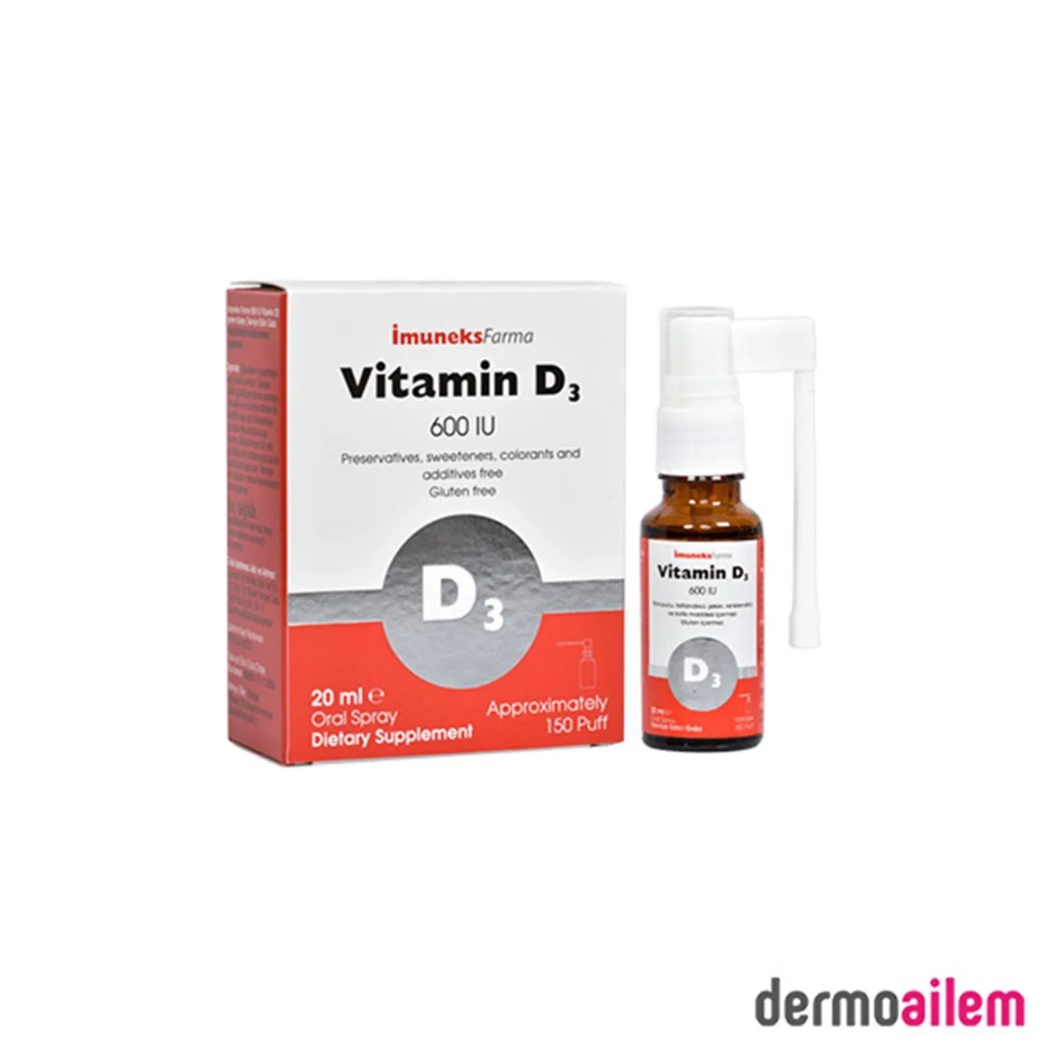 Imuneks Vitamin D3 600 IU 20 ml