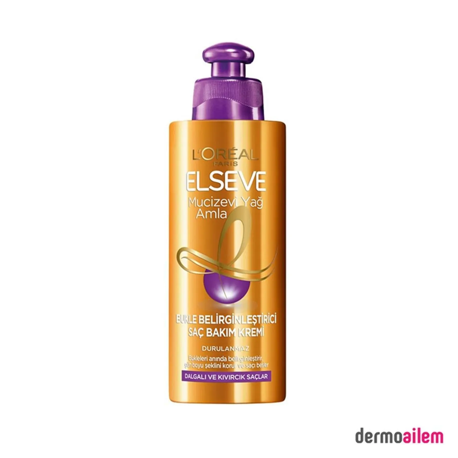 Loreal Elseve Mucizevi Yağ Amla Bukle Belirginleştirici Saç Bakım Kremi 200ml