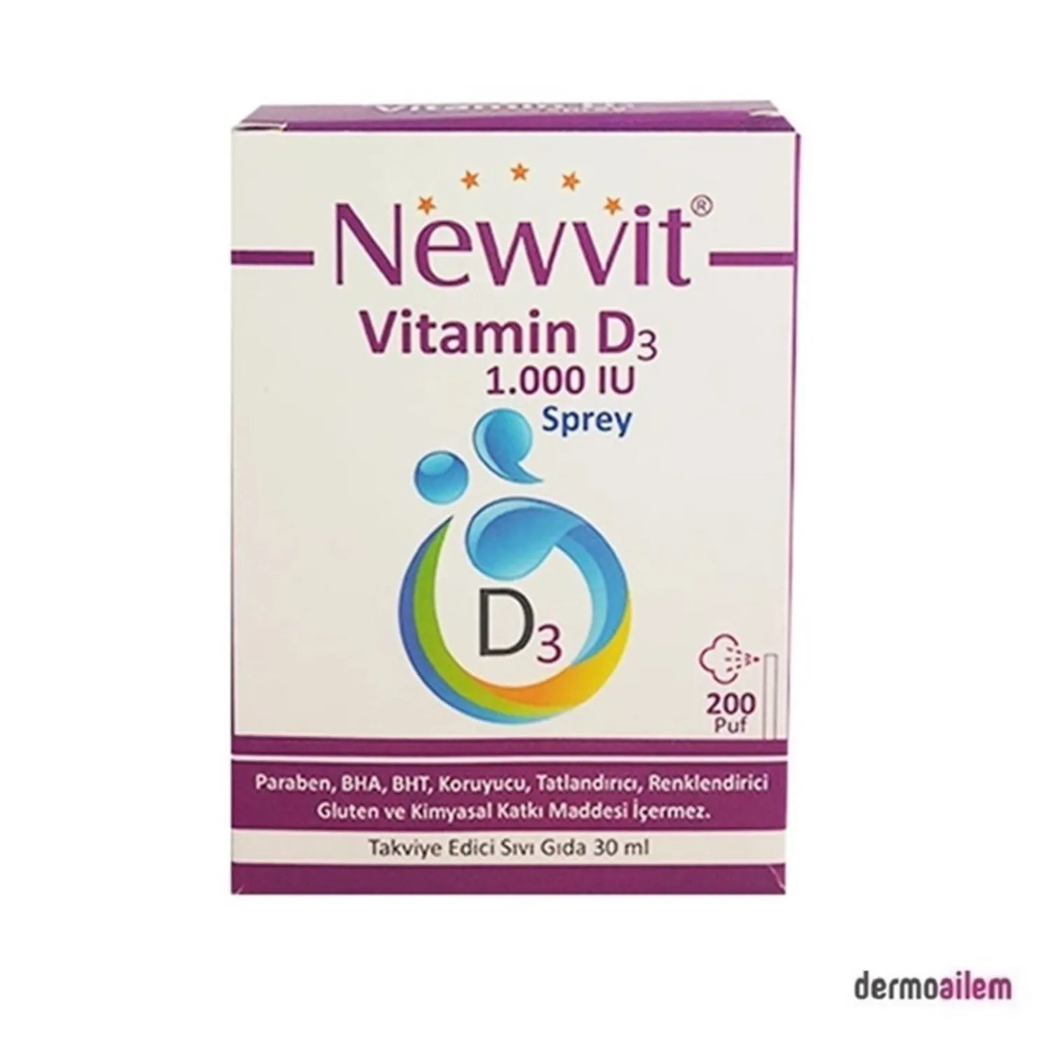 Newvit Vitamin D3 1000 IU 30 ml
