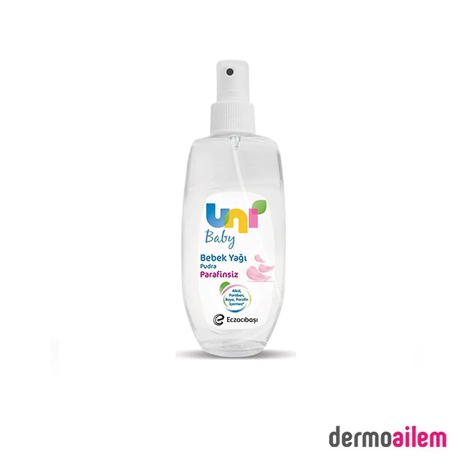 Uni Baby Pudra Paranfinsiz 200ml Bebek Yağı