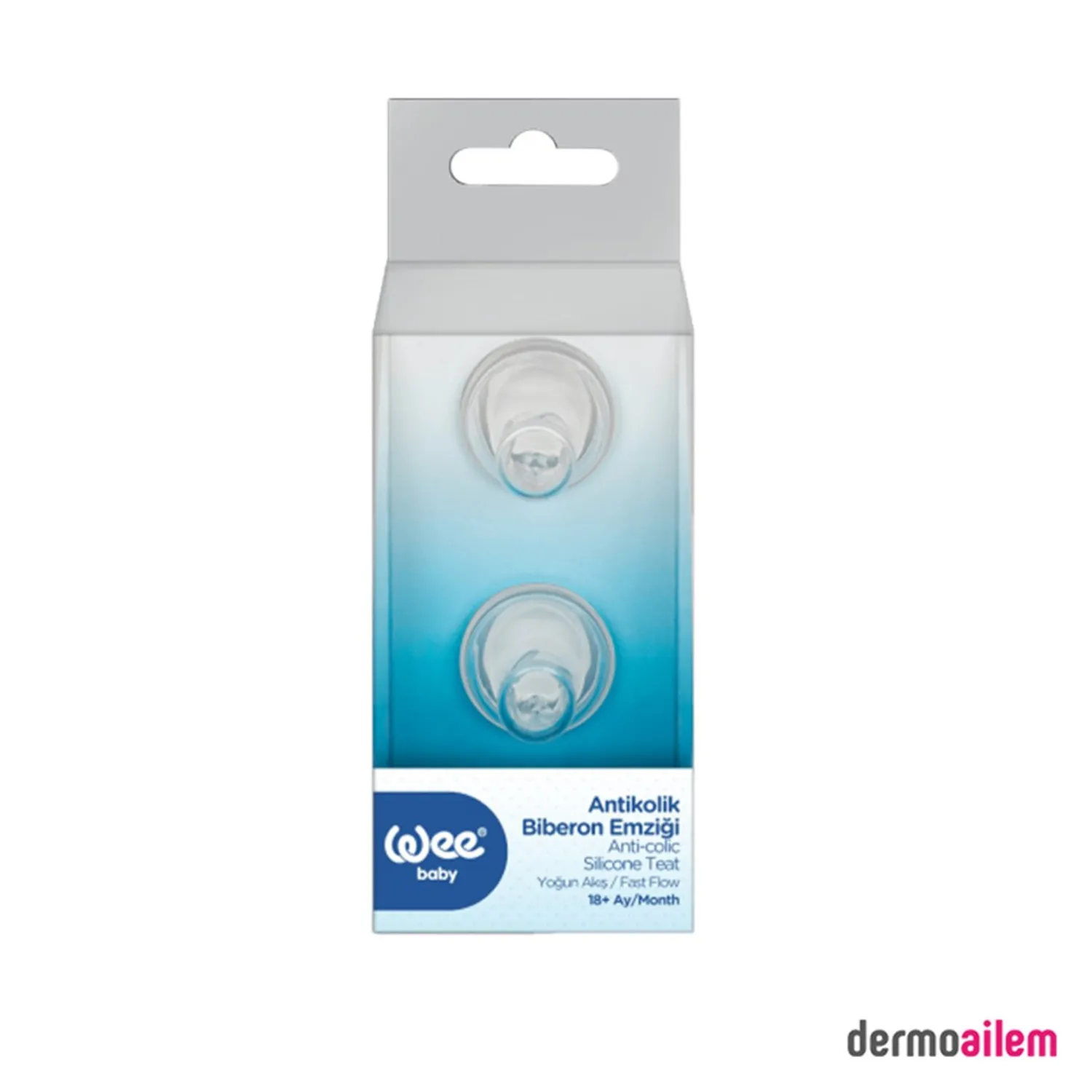 Wee Baby Antikolik PP Biberon Yedek Biberon Emziği 18 Ay ve Üzeri