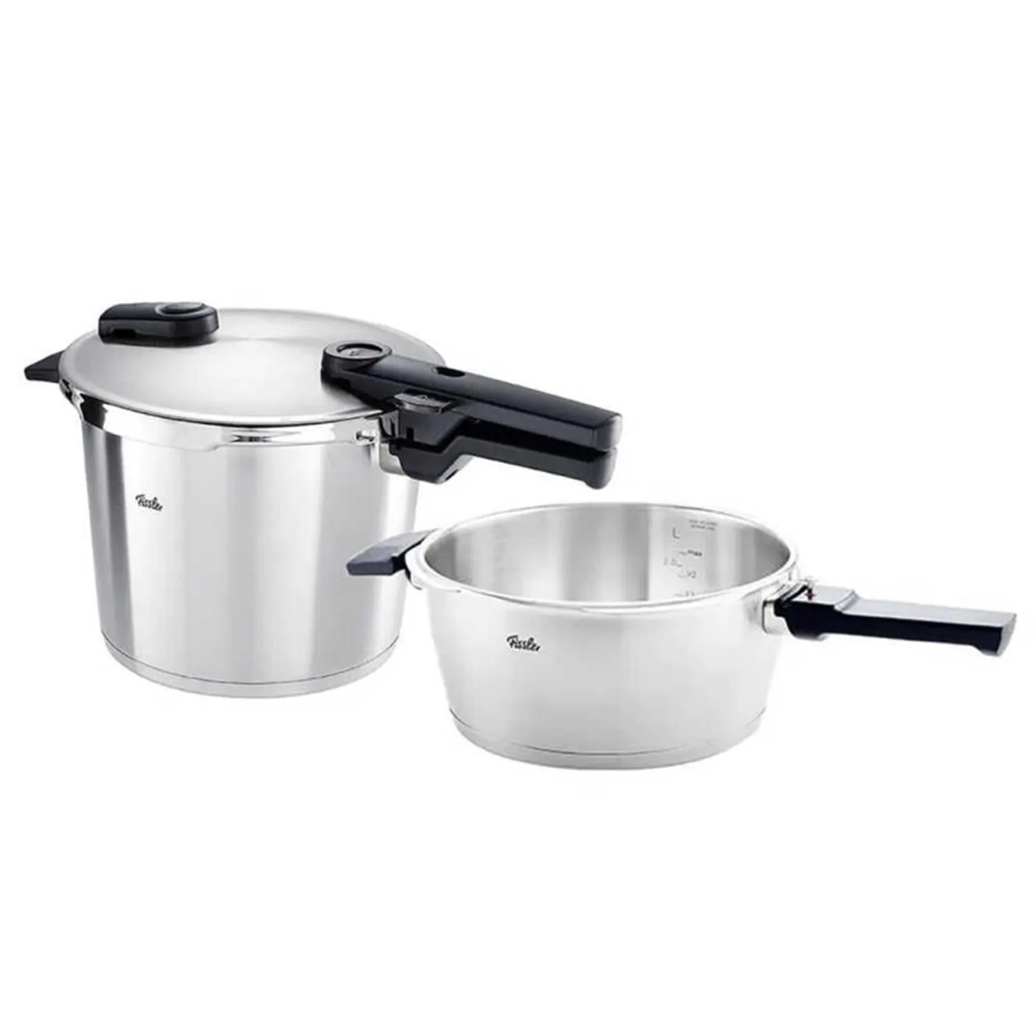 Fissler Vitaquick Premium Düdüklü Tencere Mat 8 Lt + 4 Lt