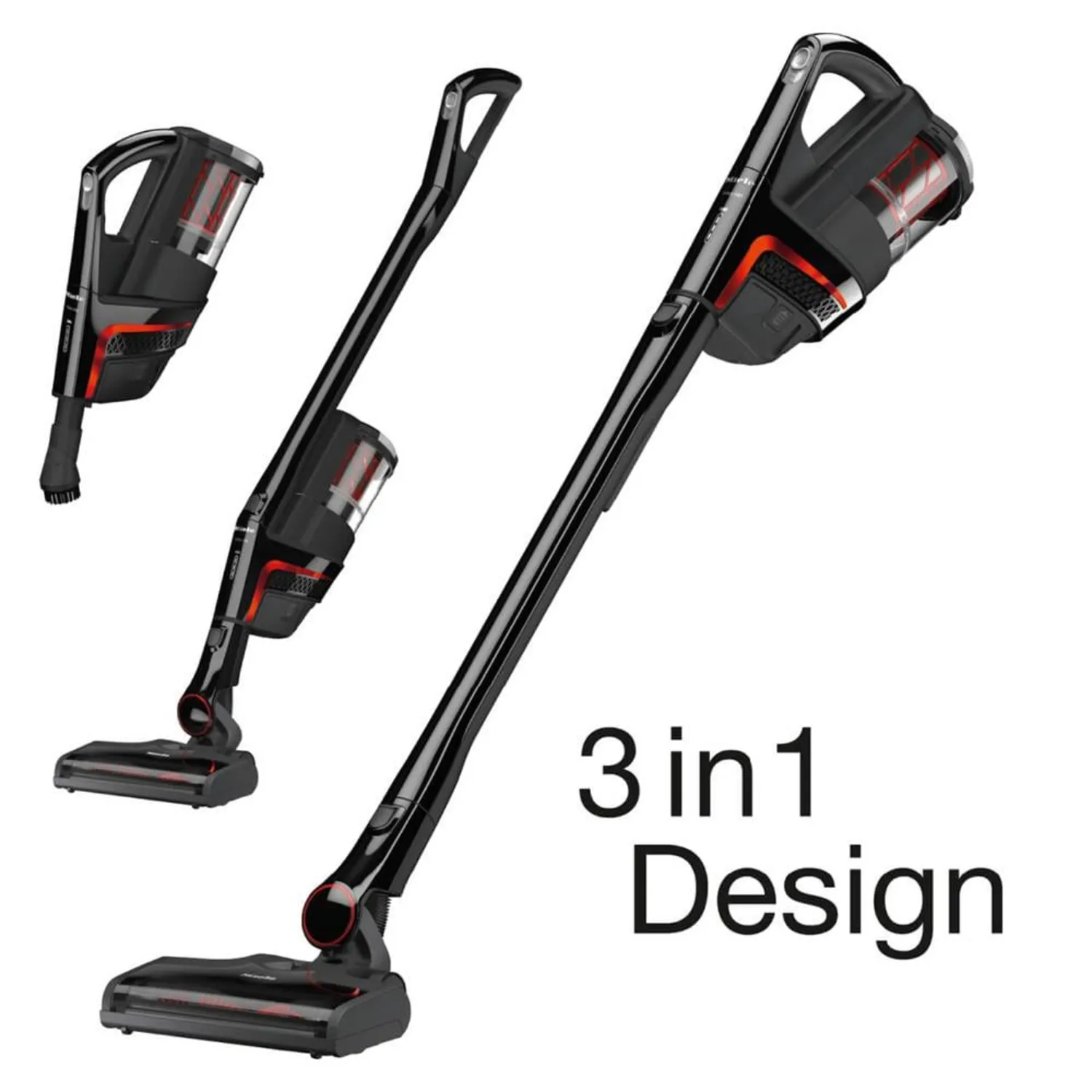 Miele Triflex Hx1 Şarjlı Dikey Süpürge Obsidian Siyahı