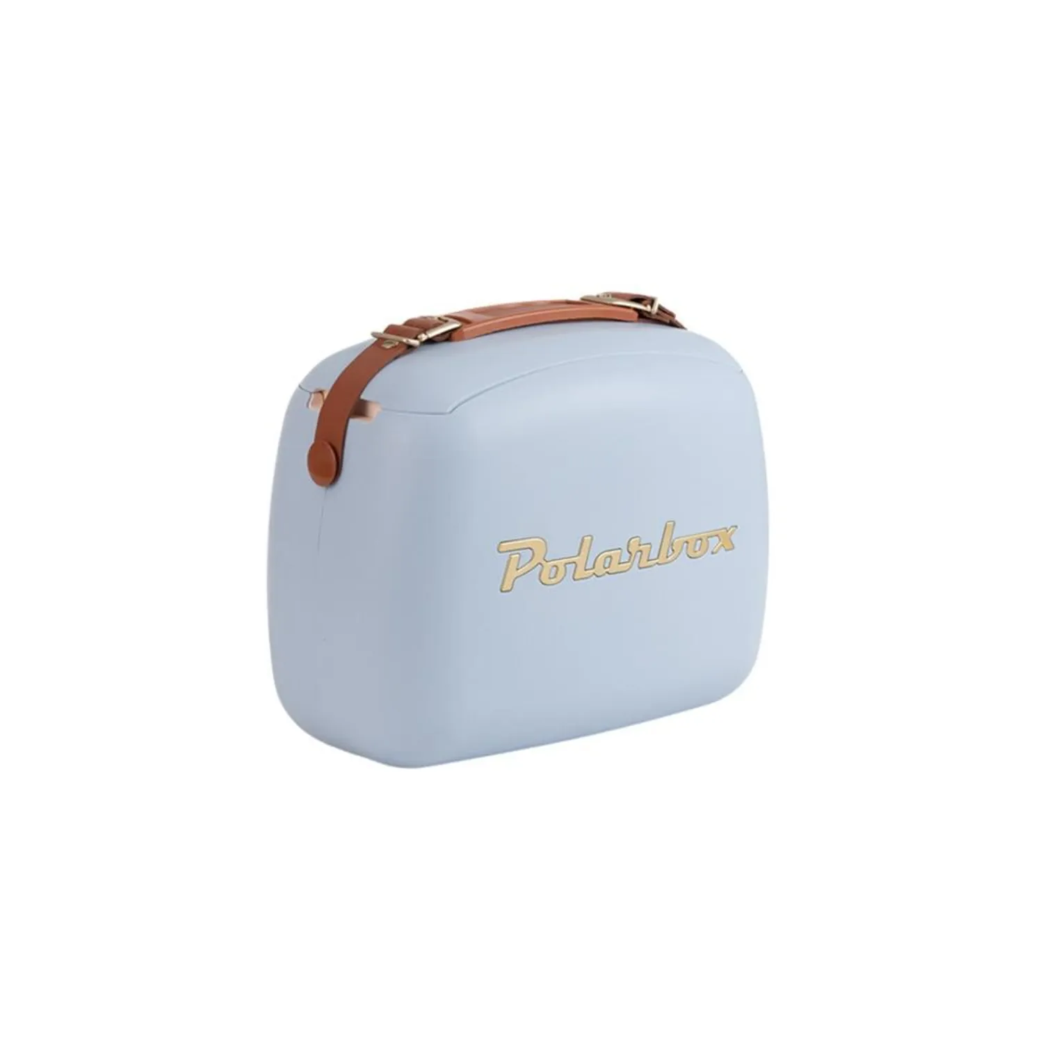 Polarbox Gold Deri Kayışlı Soğuk ve Sıcak Termos Çanta 6 L Mavi