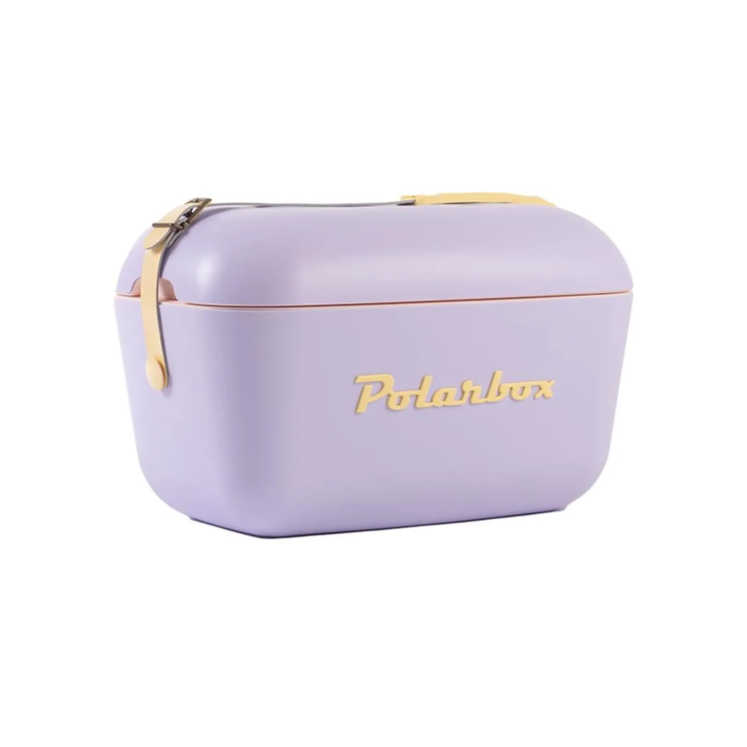 Polarbox Pop Deri Kayışlı Soğuk ve Sıcak Termos Çanta 12 L Mor & Sarı