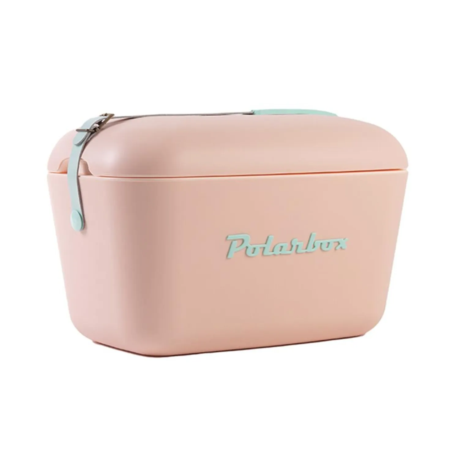 Polarbox Pop Deri Kayışlı Soğuk ve Sıcak Termos Çanta 20 L Pembe & Yeşil