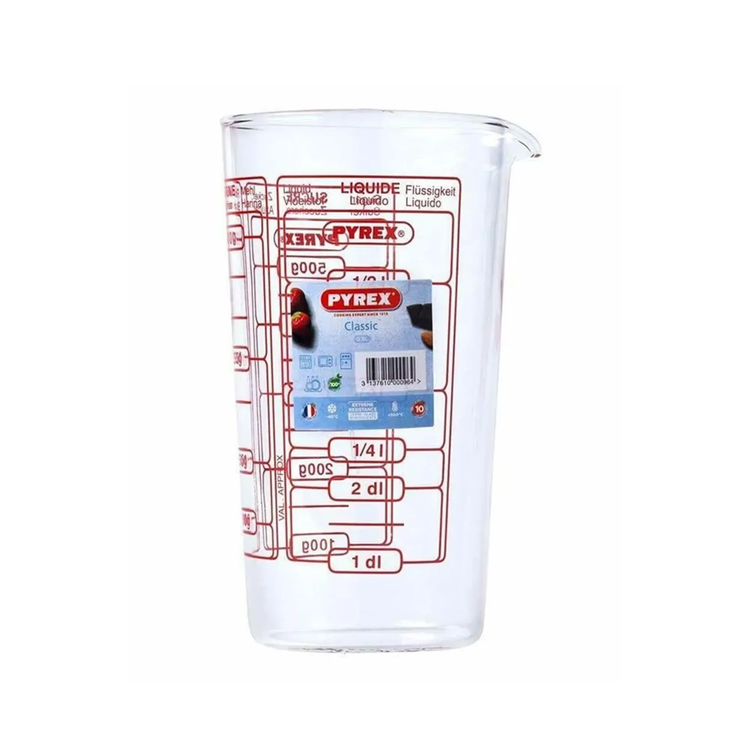 Pyrex 888B000/7146 Cam Ölçme Kabı 0,5 L