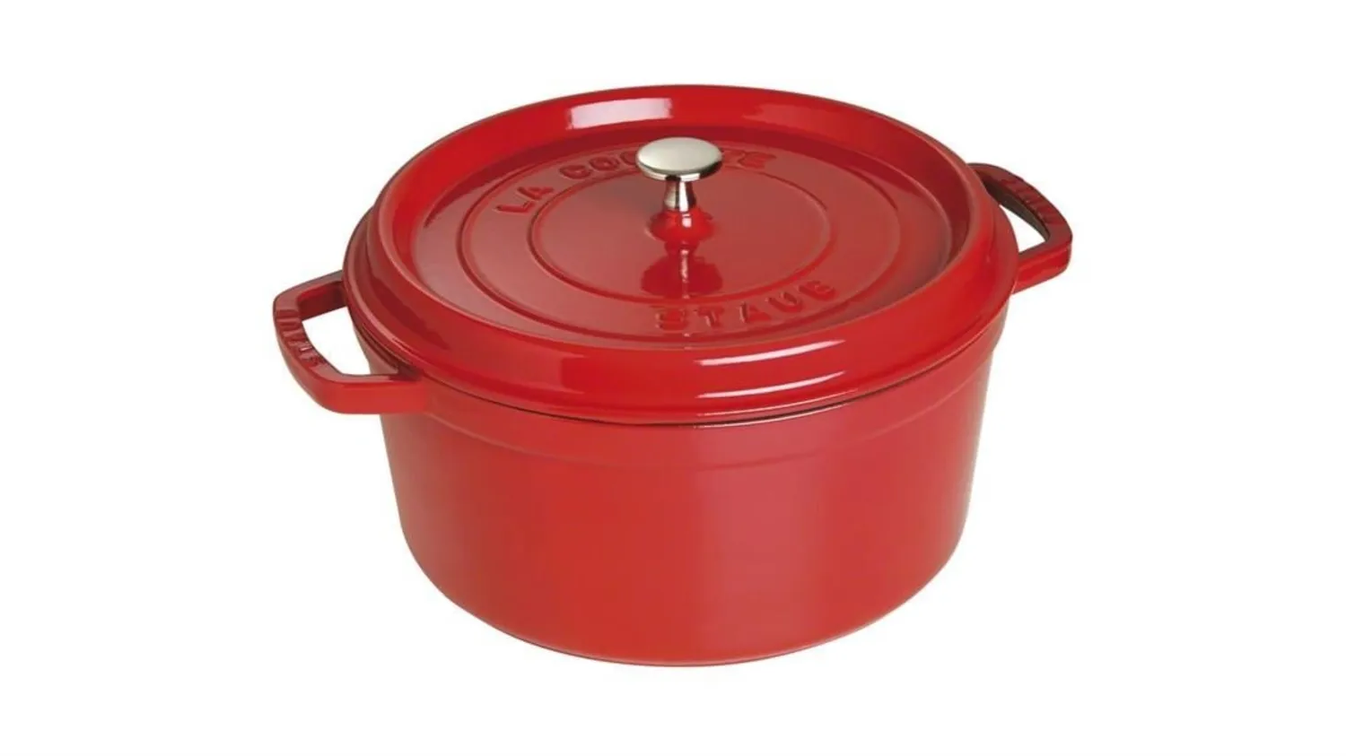 Staub Döküm Tencere Yuvarlak 28 cm Kiraz