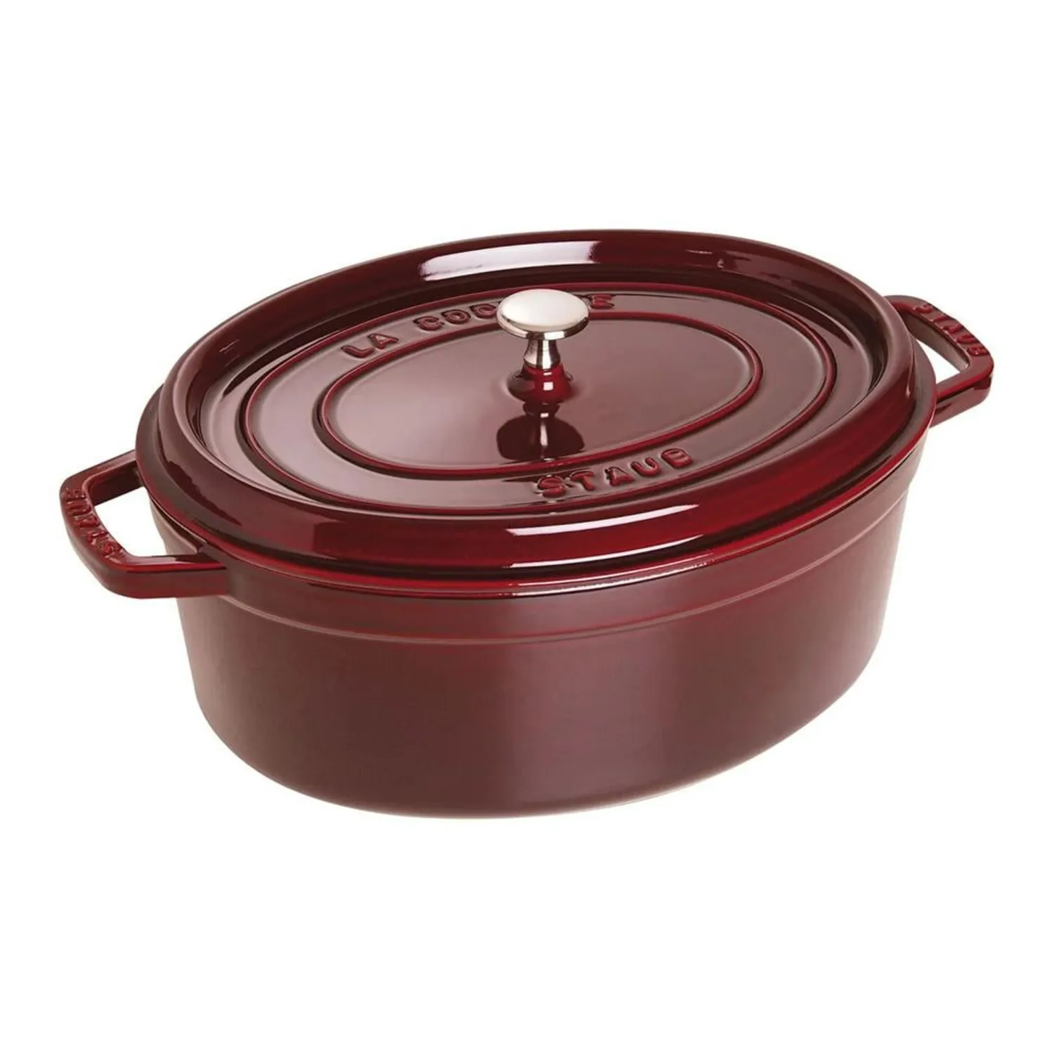 Staub La Cocotte Döküm Tencere Oval 5,5 L Bordo