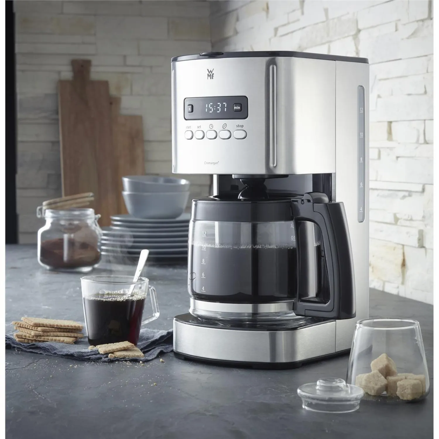 WMF Skyline Dijital Filtre Kahve Makinesi Cam Karaf