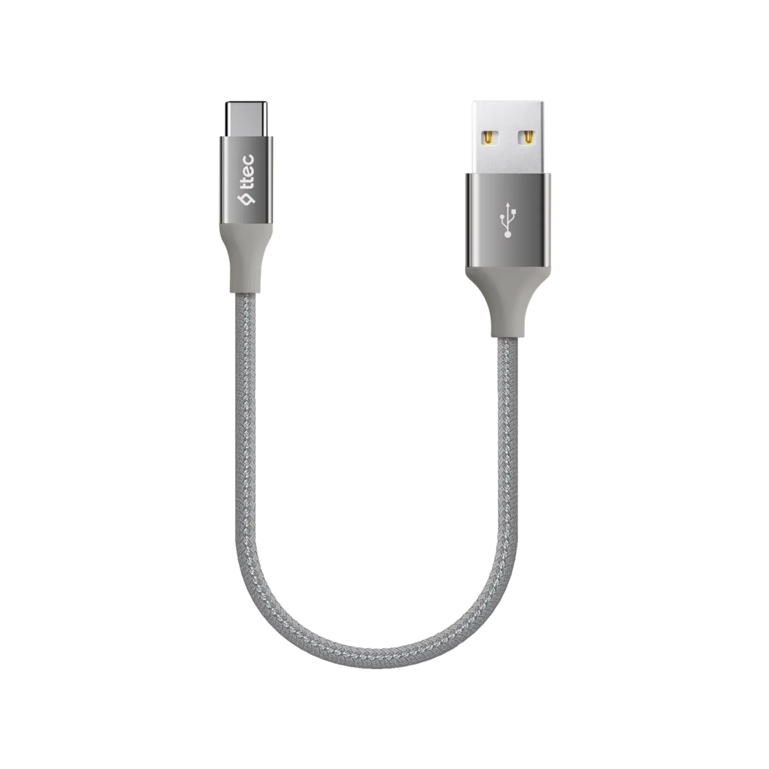 TTEC  2DK26UG  AlumiCable Mini 30cm Type-C Şarj Kablosu Uzay Grisi
