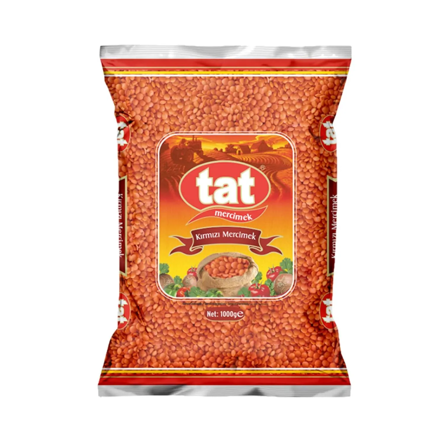 Tat Bakliyat Kırmızı Mercimek (1 kg)