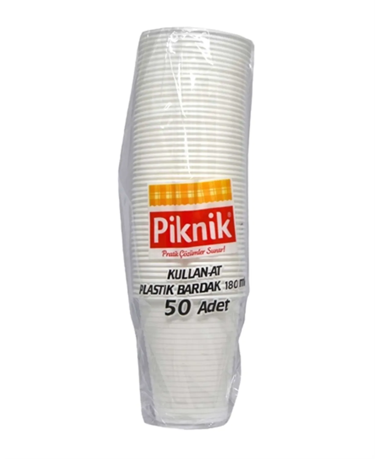 Piknik Kullan At Plastik Bardak Otomat 50li