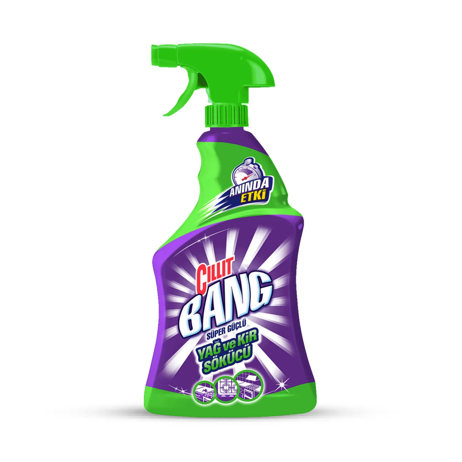 Cillit Bang Yağ Çözücü Sprey Mutfak Temizleyici 750 Ml