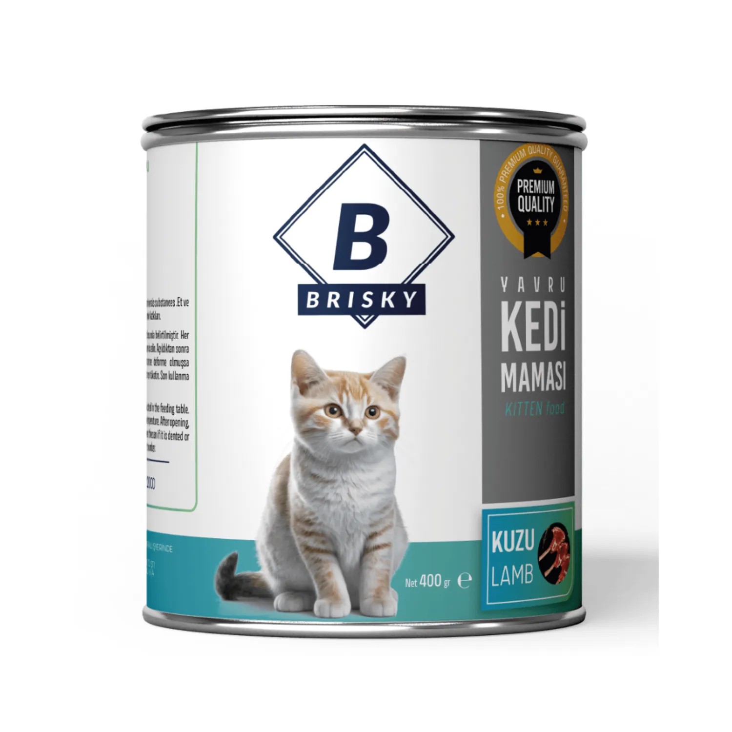 Brısky Yavru Kuzu Etli Konserve Yaş Mama 400 Gr