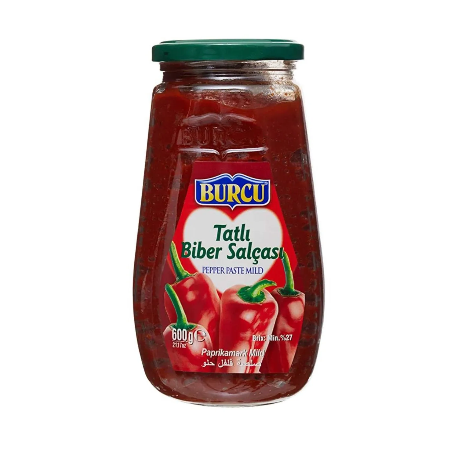 Burcu Ev Tipi Tatlı  Bıber Salcası 600 Gr