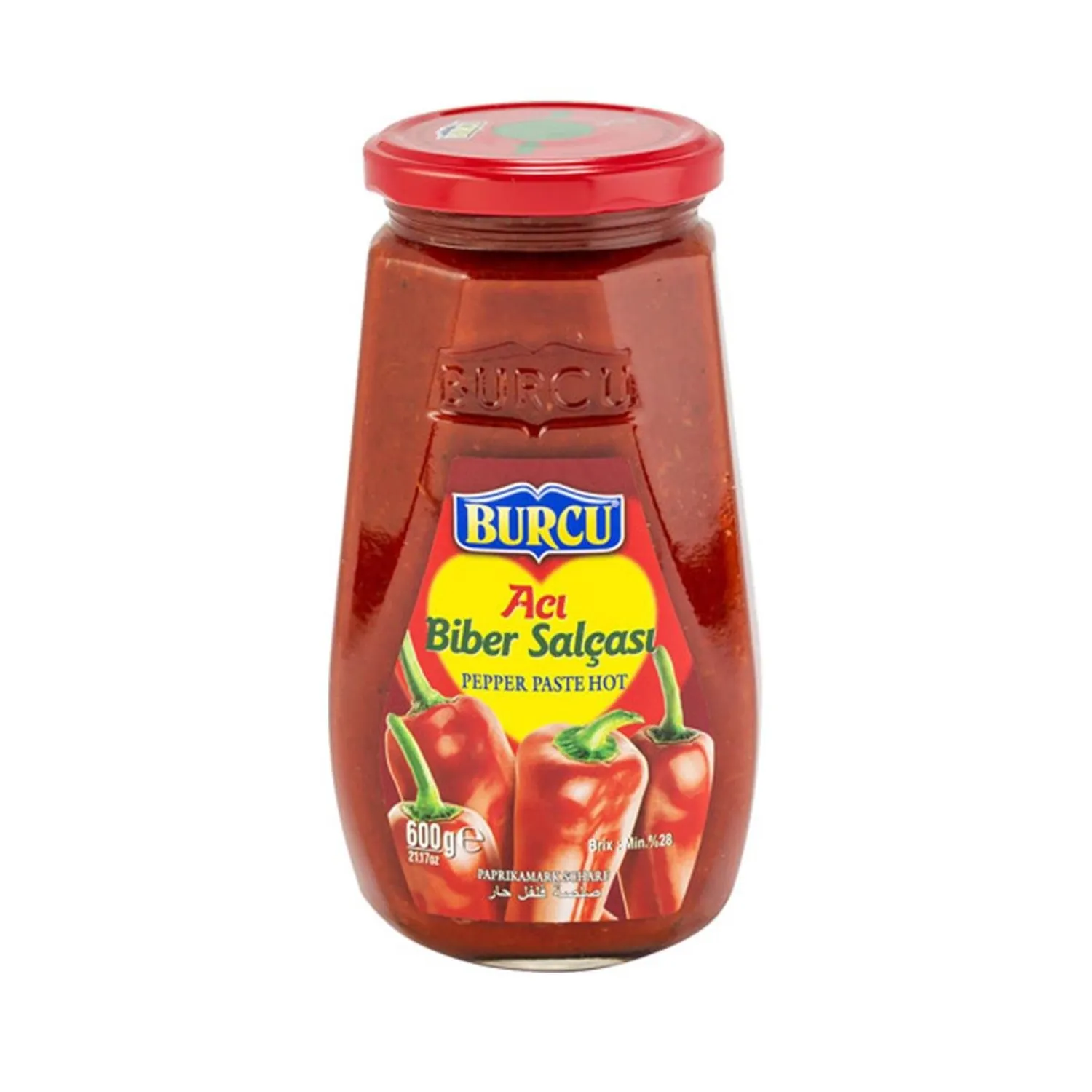 Burcu Ev Tipi Acı Bıber Salcası 600 Gr