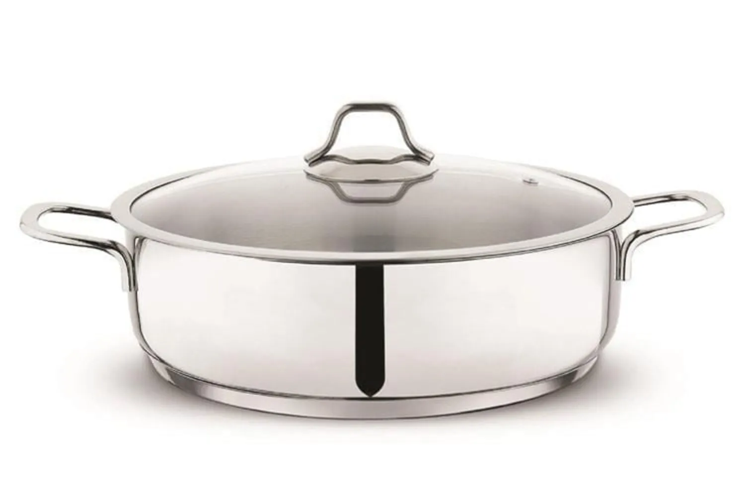 Schafer Held Çelik Basık Tencere - 24 Cm - 2 Parça - Inox