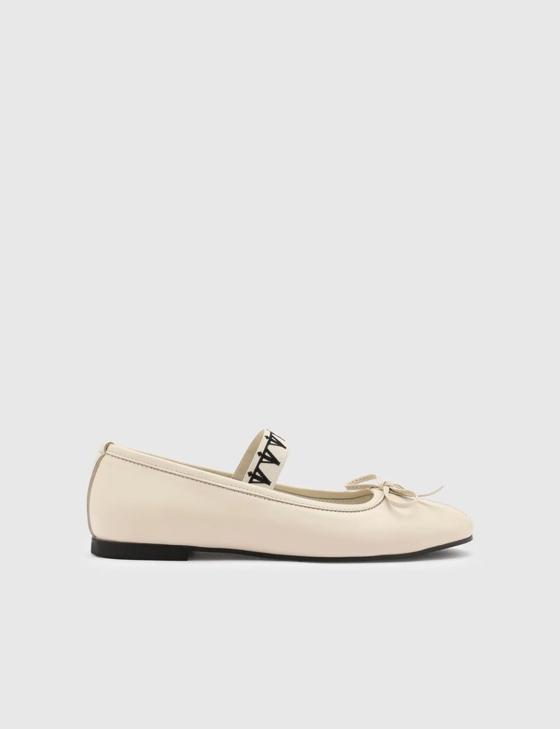 Alcide Hakiki Deri Kadın Krem Babet