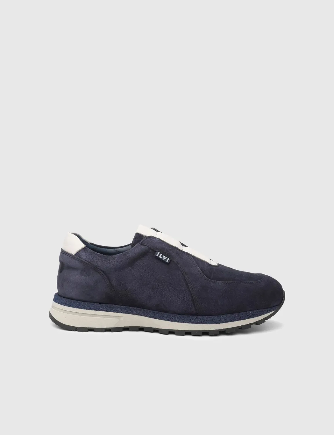 Bertha Hakiki Süet Deri Lacivert Erkek Spor Ayakkabı
