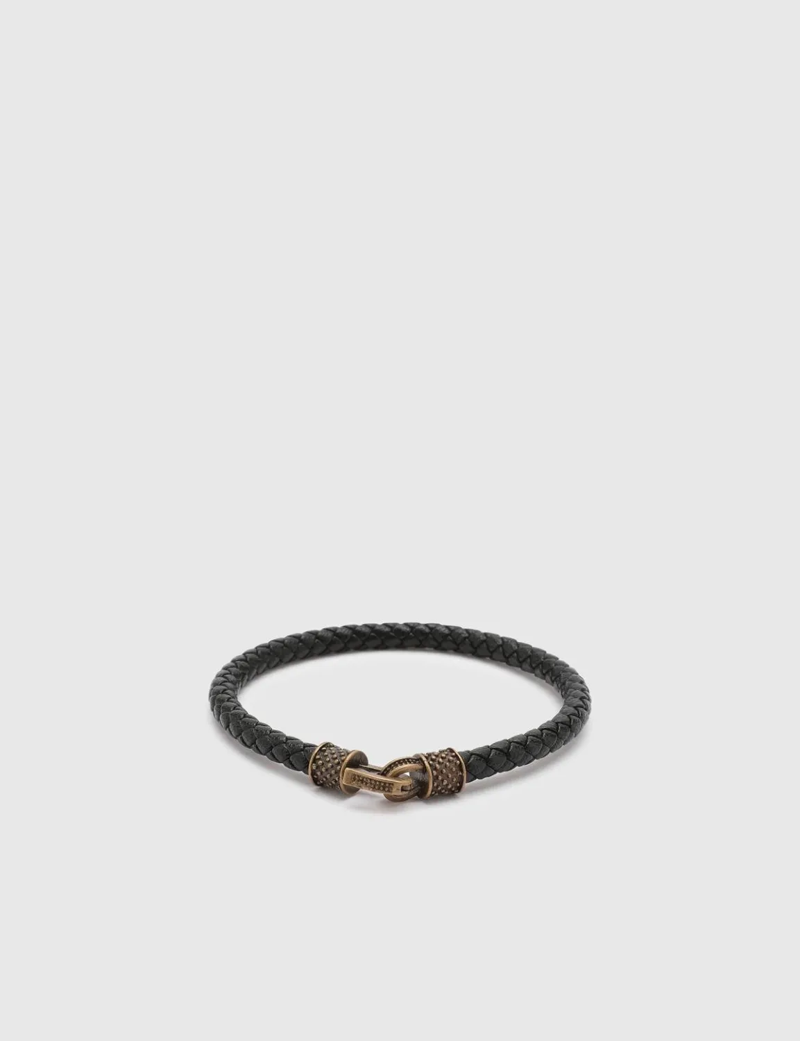 Blind Erkek Hakiki Deri Bileklik Siyah