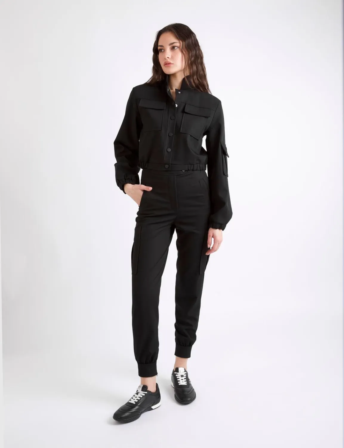 Brunella Kargo Siyah Kadın Pantolon