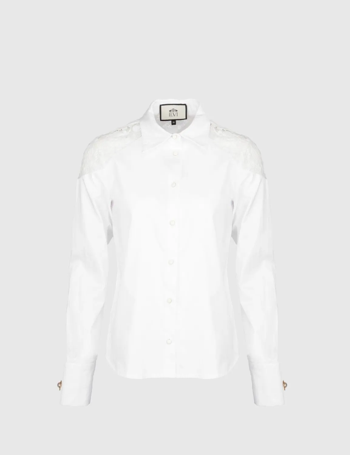 Butigan Beyaz Kadın Gömlek