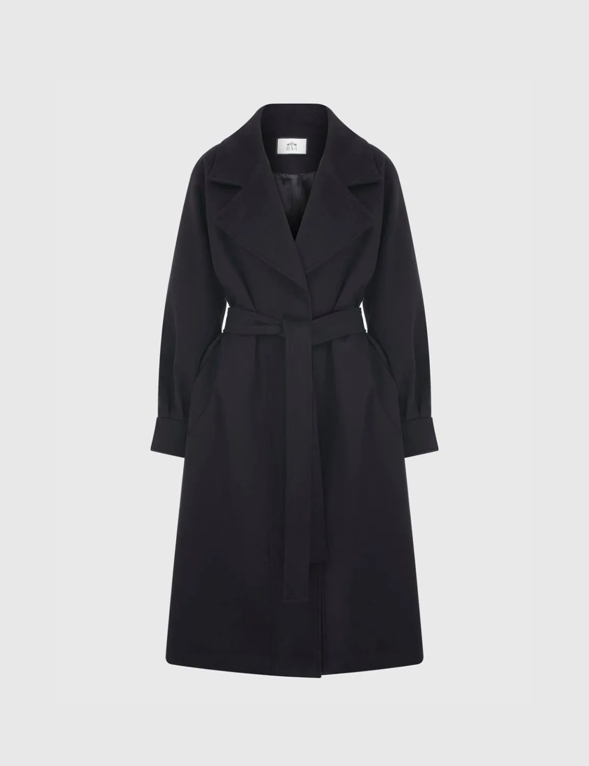 Camila Kadın Siyah Kaban Standart Beden