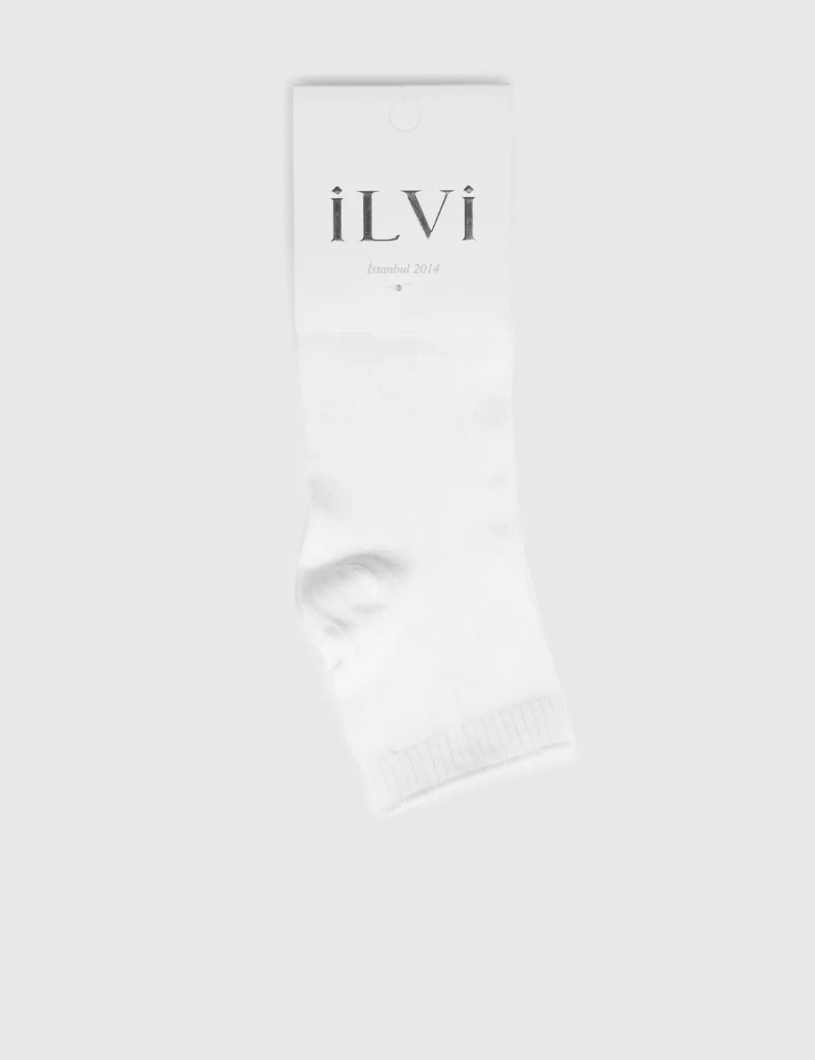 Cibuti Erkek Patik Çorap Beyaz Bambu