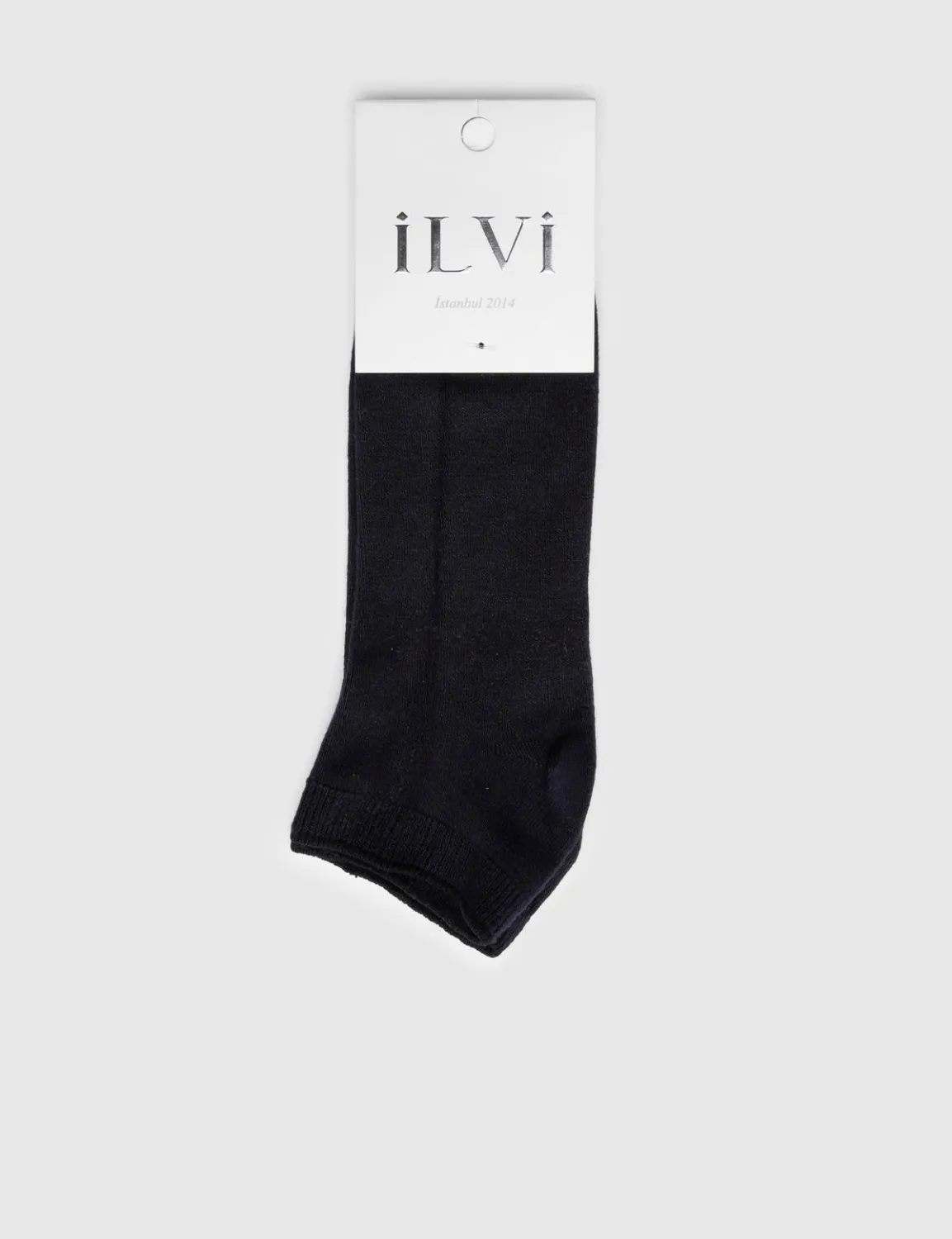 Cibuti Erkek Patik Çorap Lacivert Desenli Bambu