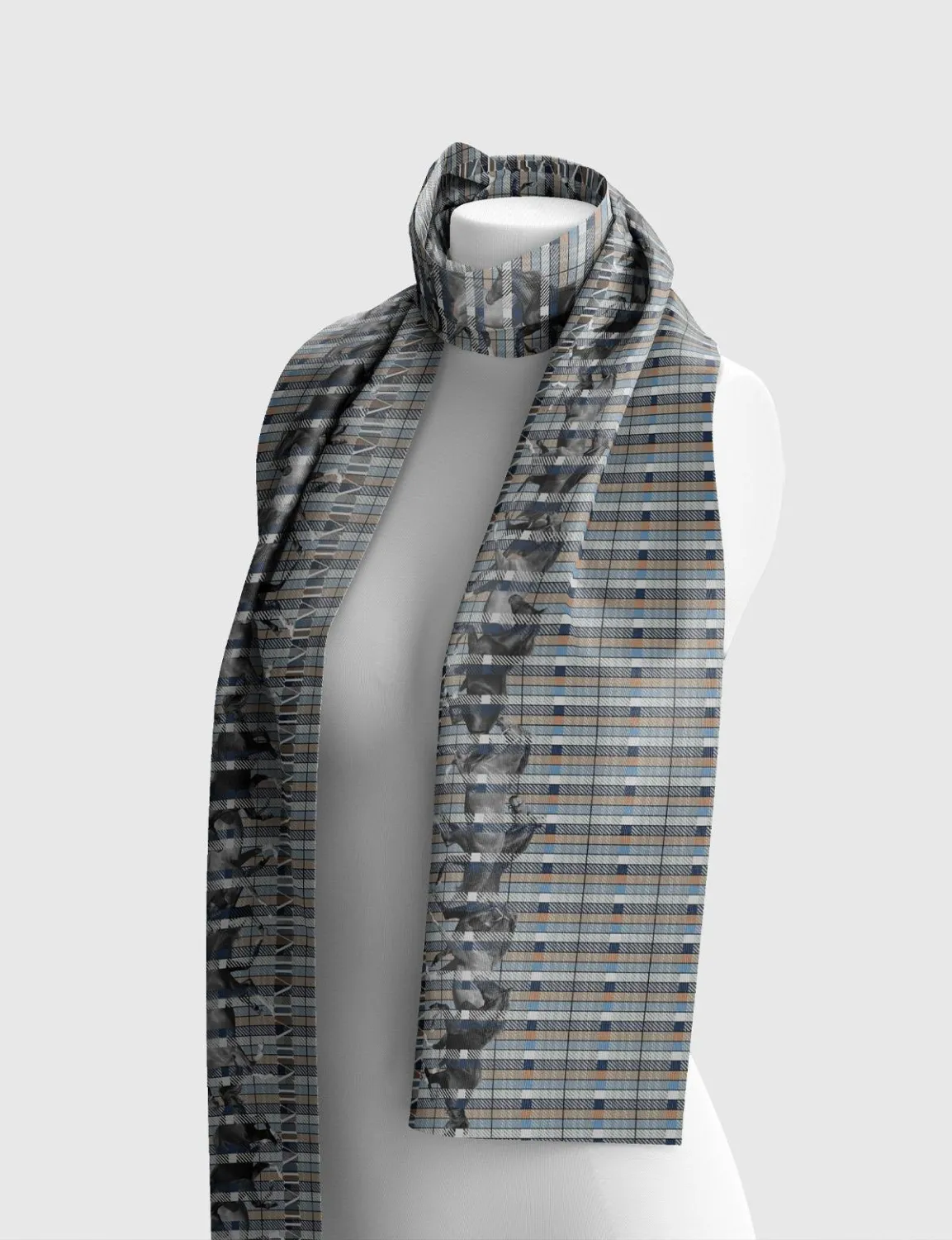 Dakota Unısex Şal Mavi