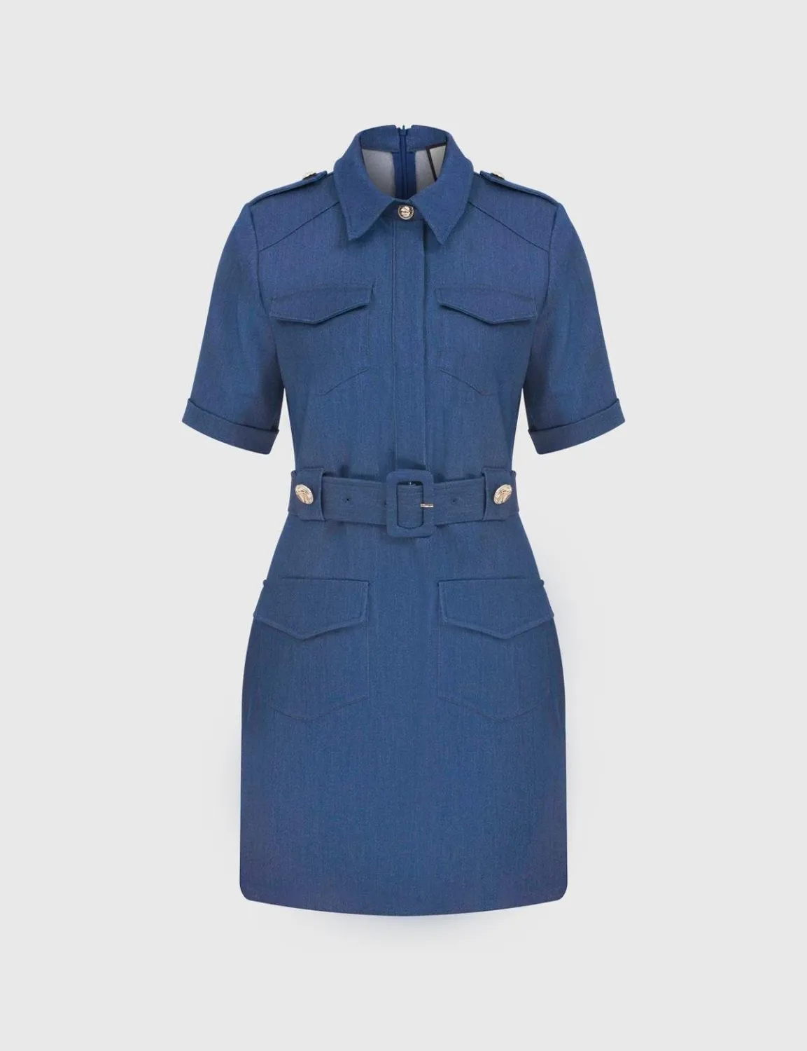 Edith Kadın Mavi Elbise