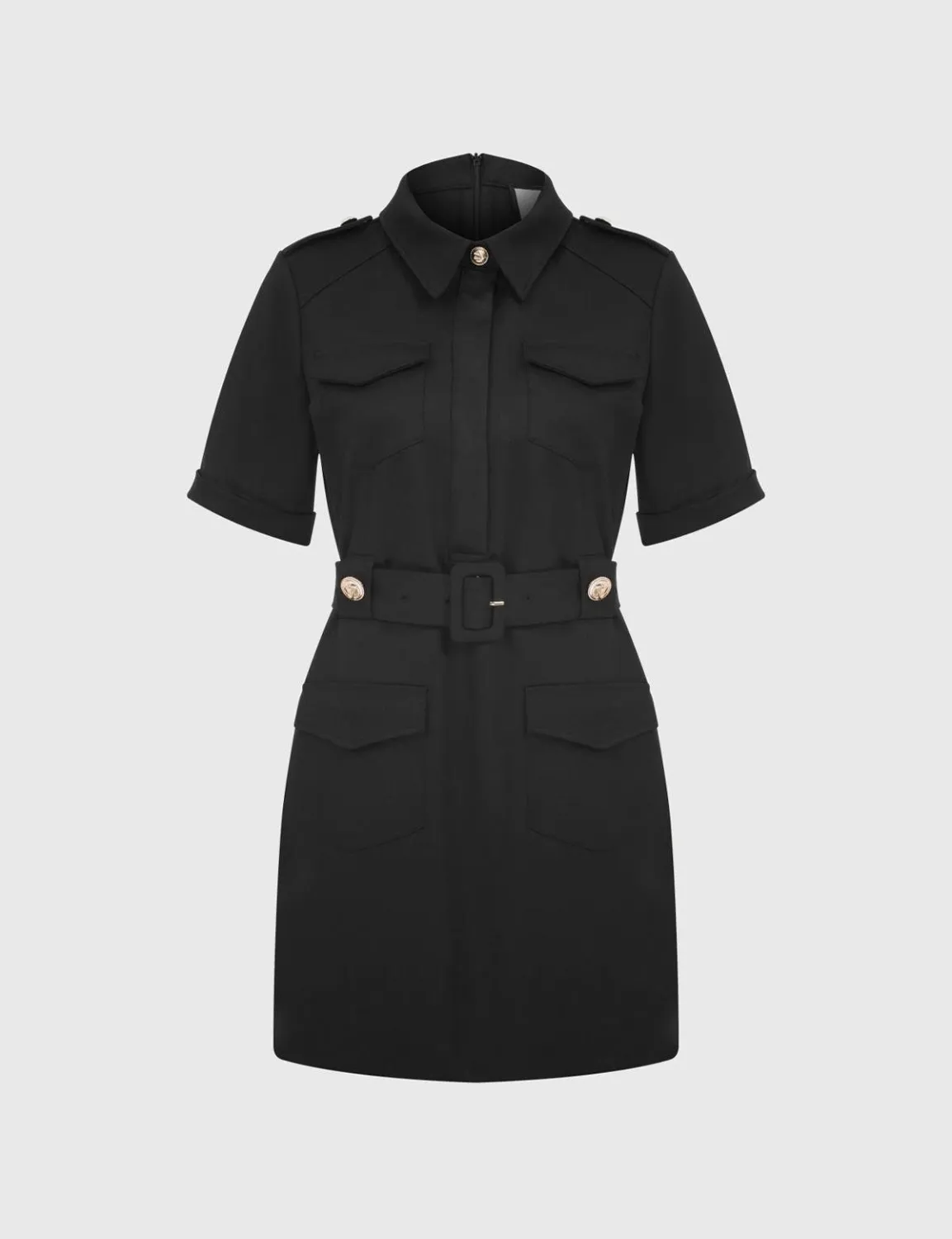 Edith Kadın Siyah Elbise