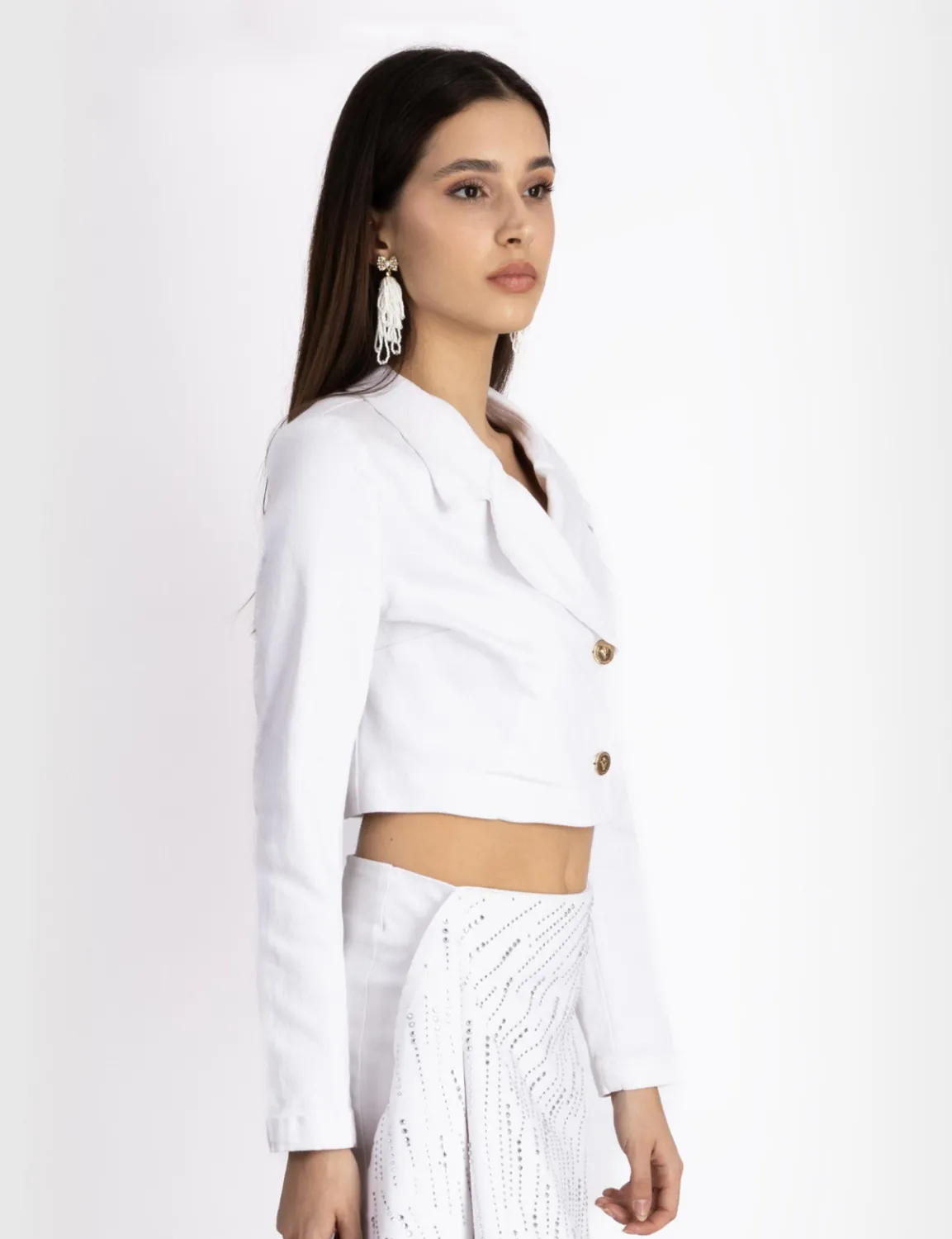 Fabia Kadın Ceket Beyaz