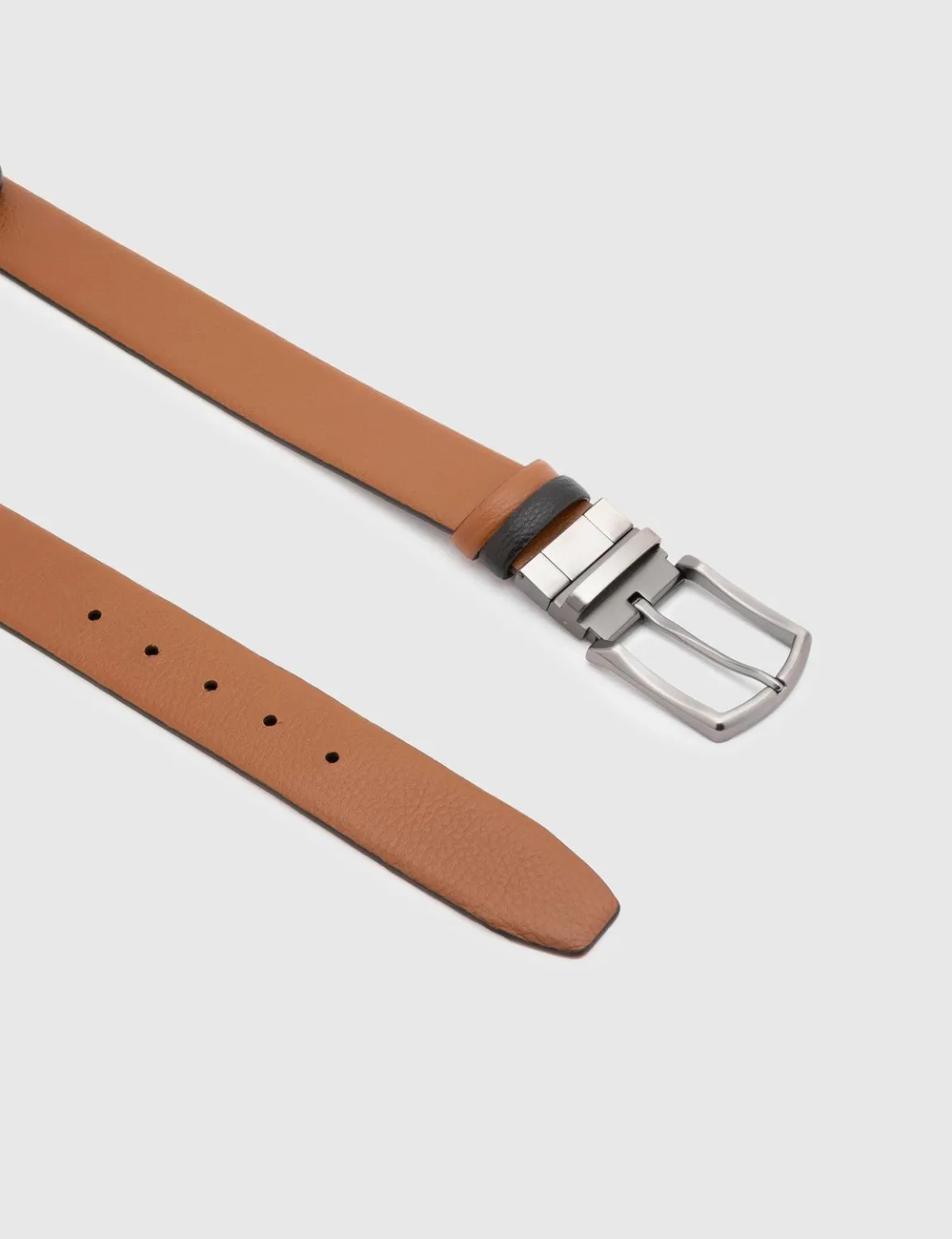 Galloway Erkek Kemer Siyah Taba Hakiki Floter Deri