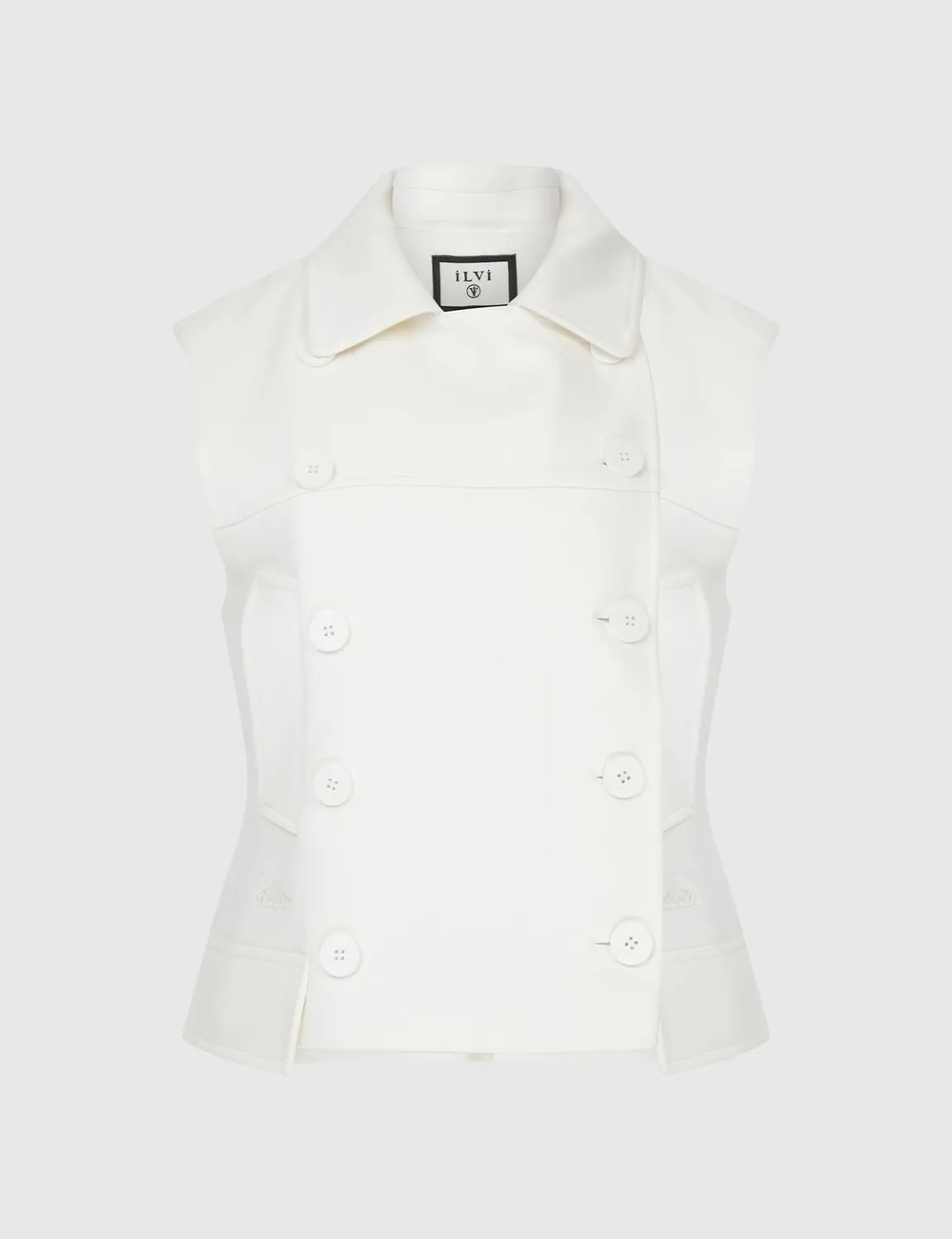 Hernan Kadın Kaşmir Yelek Krem