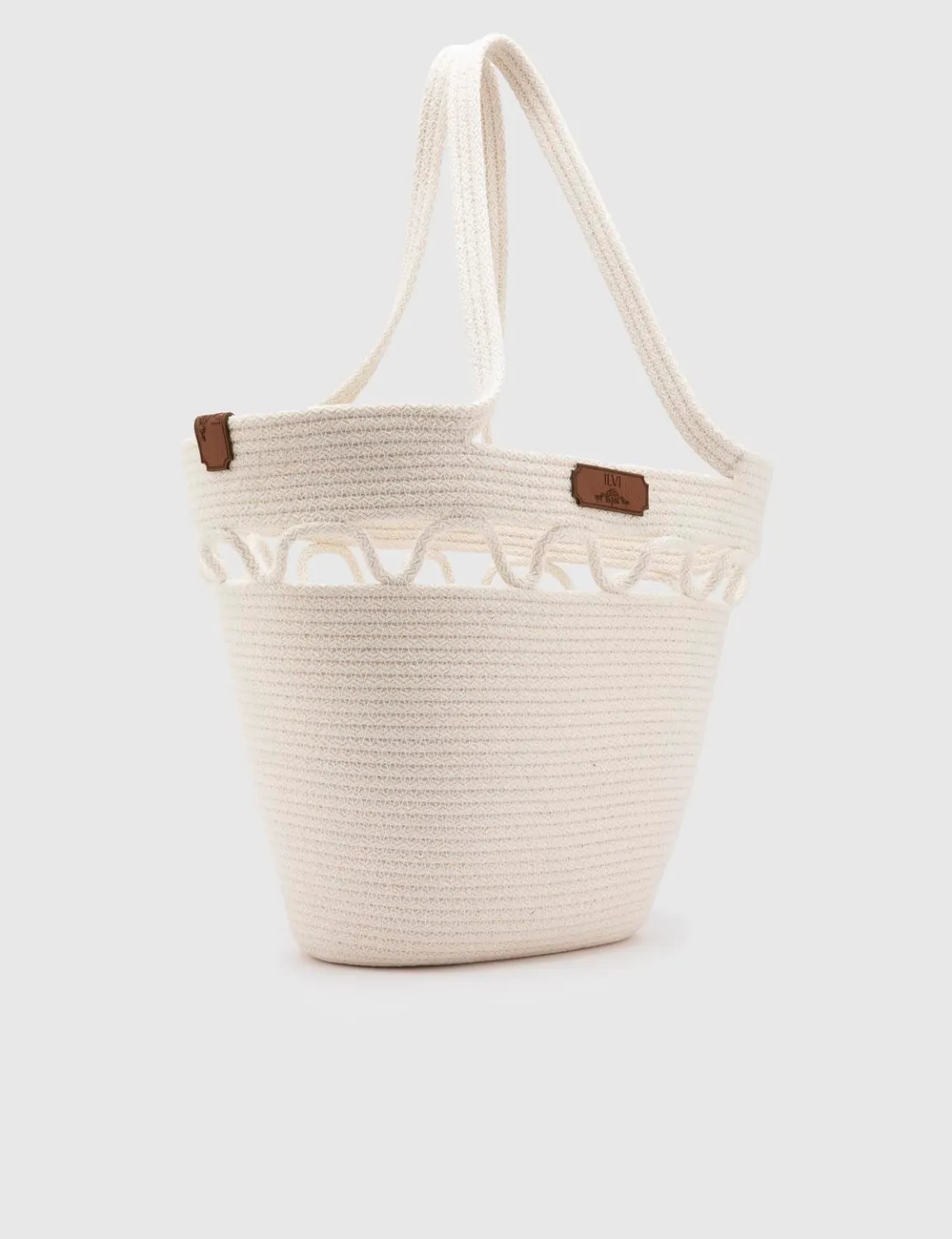 Marcela Kadın Plaj Çantası Krem