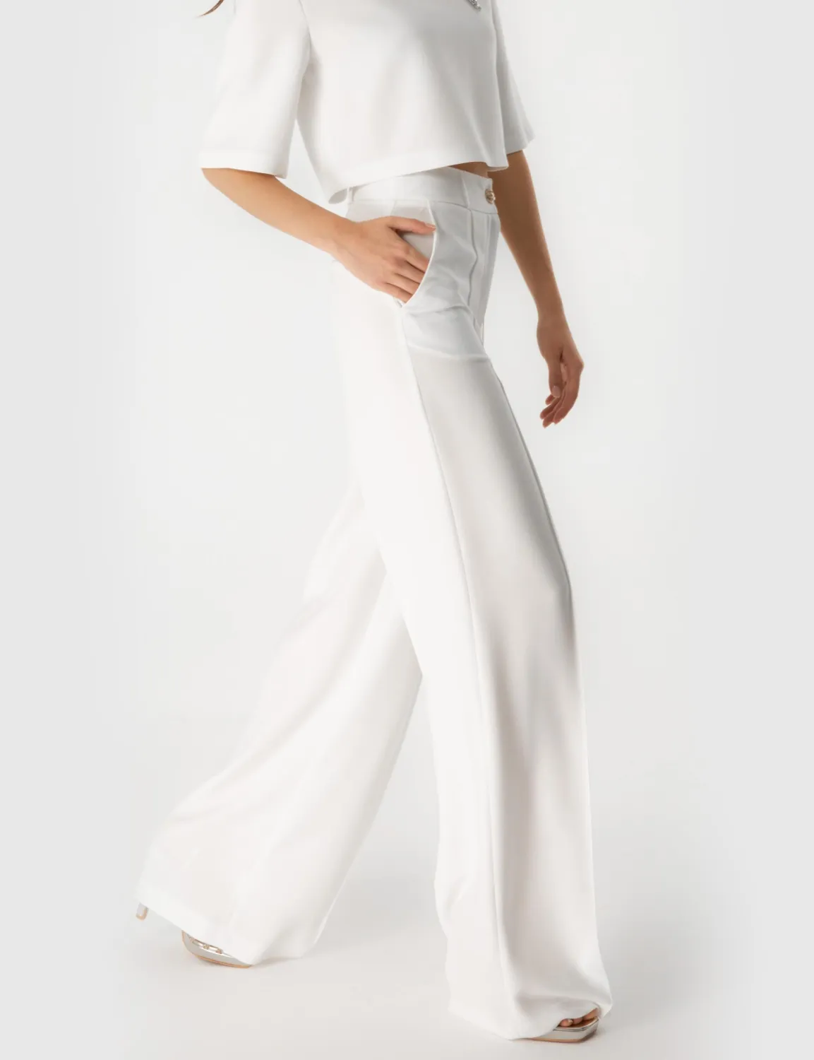 Mitzi Kadın Pantolon Ekru