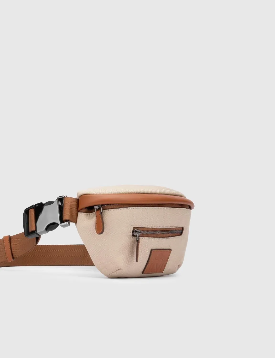 Oresto Erkek Bel Çantası Taba Hakiki Deri