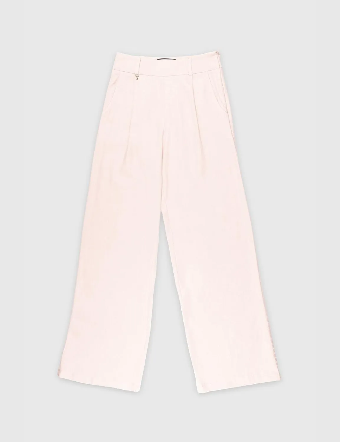 Perri Keten Ekru Kadın Pantolon