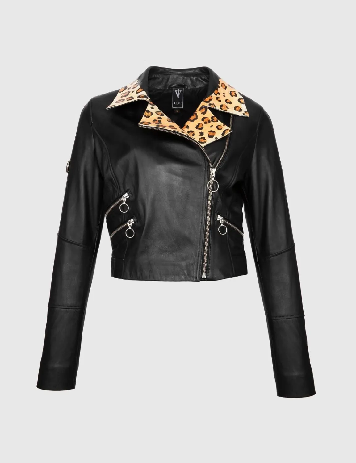 Rufaro Kadın Hakiki Deri Ceket Siyah