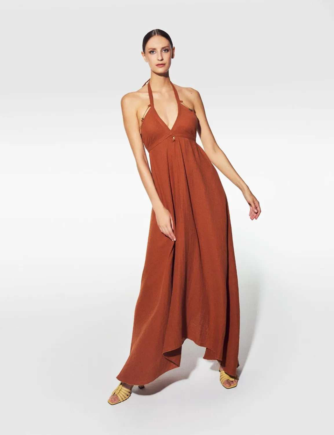 Steno Kiremit Kadın Elbise