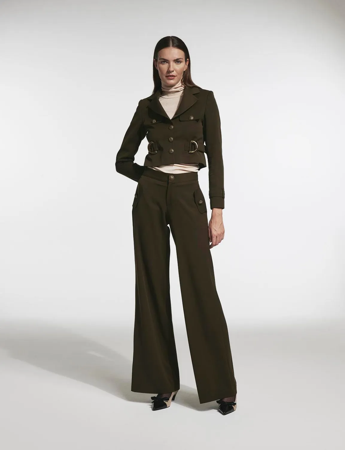 Tomris Kadın Ceket Haki