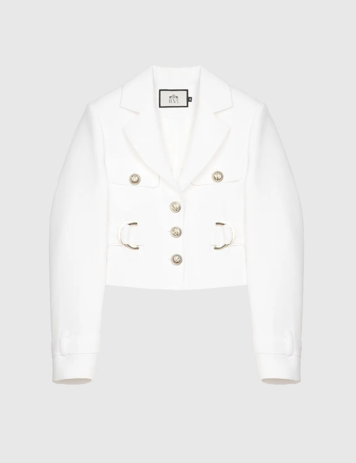 Tomris Krep Ekru Kadın Ceket